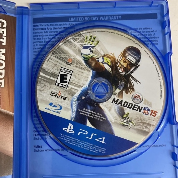 Madden NFL 15 (Sony PlayStation 4) PS4 VIDEO GAME DISC & CASE TESTED & WORKING - Picture 4 of 7